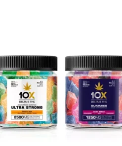 10X Delta-8 THC Gummies – 2 Pack Bundle