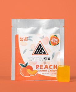 Peach 25MG – Delta-8 THC Hard Candy
