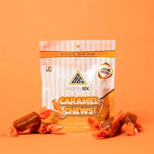 Caramel Chews 250MG – Delta-8 THC Sweets