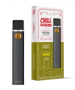 Chill Plus Delta-8 THC Disposable Vaping Pen – Sour Diesel – 900mg
