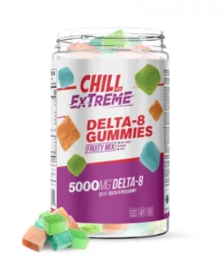 Chill Plus Extreme Delta-8 Gummies Fruity Mix – 5000X