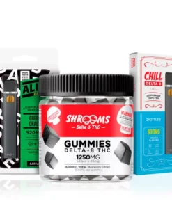 Delta 8 THC Shroom and Chill 3 Pack Bundle