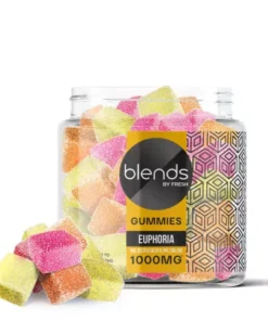 Euphoria Gummies – D8, HHC, D9 – Blends – 1000mg