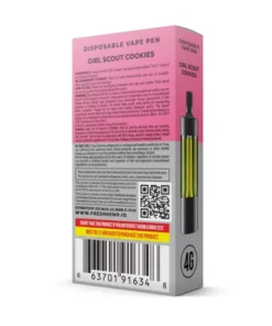 Girl Scout Cookies Disposable – HHC – Fresh – 3600MG