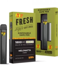 Melonatta Vape Pen – Delta 8 – Disposable – Fresh – 1800mg
