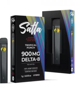 Tropical Punch Vape Pen – Delta 8 – Disposable – Satla – 900mg