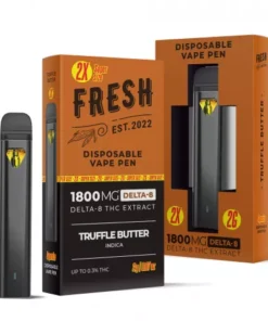 Truffle Butter Vape Pen – Delta 8 – Disposable – Fresh – 1800mg